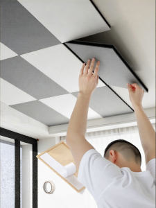 Soundproof Ceiling Polyester Fiber Sound Absorption Board