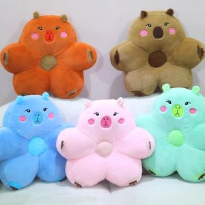 เบาะรองนั่ง เบาะและนั่งพิง รูปดอกไม้น้องสัตว์ ขนาด45*45cm. เบาะรองนั่งเก้าอี้ นุ่มมาก ขายส่ง