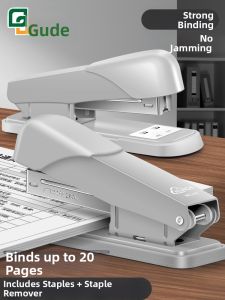 Good | Heavy-Duty Bookbinding Stapler for Students Office Home and Takeout Packaging 207 Metal Staples