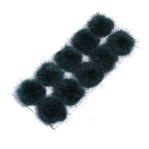 Mink Pompom 30mm Fur Balls DIY Pompon for Sewing on Knitted Keychain Scarf Hats DIY Ornament Crafts Accessories