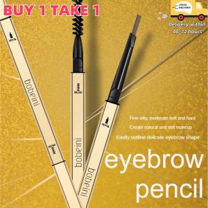 JIANGZHIB 💗Delivery Within 72 Hours💗Bobeini Internet Celebrity Same Small Gold Chopsticks Eyebrow Pen Double Headed Brush Automatic Waterproof And Sweatproof Durable Small Gold Bar Eyebrow Pen