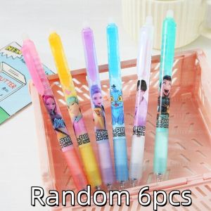 Hasbro | Anime Girl Group Erasable Pens Retractable Gel Pens Smooth Writing Comfy Grip Cute Student Stationery School Office Kids Gift