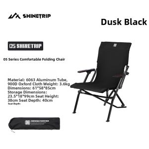 ShineTrip | Portable Folding Outdoor Chair with High Back