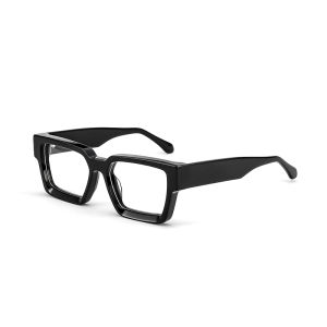 Chaoku | Transparent White Prescribed Glasses Frame Men Square Large