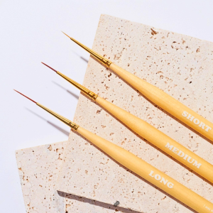 Liner Brush 3 Size Yogo Mayo  - Cọ vẽ đường nét  móng tay cao cấp Yogo Mayo Hàn quốc với 3 size lựa chọn -Tạo nét vẽ tinh tế tỉ mỉ vẽ nhân vật