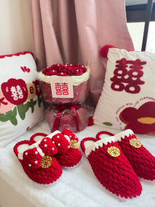 Bộ Đồ Dệt Móc DIY Cưới Cho Cặp Đôi Bộ Đồ Dệt Móc Tại Nhà Quà Tặng Cho Bạn Bè Và Người Thân Đế Bằng Cao Su Dây Đế Dày