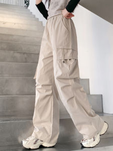 Girls Straight Leg Workwear Trousers High Waist Wide Leg Black Summer Spring Autumn Winter Kids Fashionable Long Pants