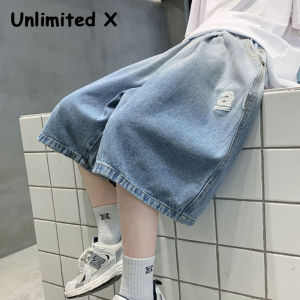 Unlimited X Boys Shorts Summer Jeans Breathable Thin Childrens Pants Summer Casual Cool Pants