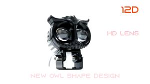 LAMPU TEMBAK LASER OWL CR7 LED D2 2 WARNA HIGH LOW / LAMPU TEMBAK SOROT BURUNG HANTU