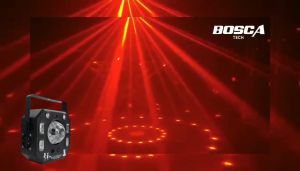 BOSCA Stage Light Kaleidoscope 4 in 1 BZX-2 Stage equipment DJ Bar Party Concert Light Magic ball Purple light Strobe light Red and green laser DMX512 Master/slave Self-walking Voice control