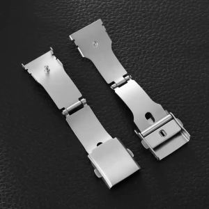 Khóa Đồng Hồ Bằng Thép Không Gỉ Đa Năng 16mm-24mm Khóa Triển Khai Gấp Đẩy Cho Phụ Kiện Đồng Hồ Nút Seiko