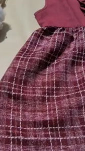 Little Esquina Dress anak perempuan lengan kutung kode LE 2063