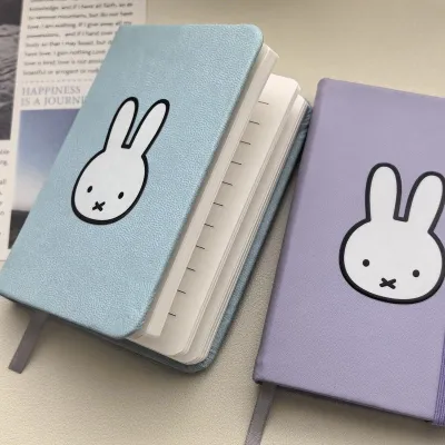 Miffy Bunny Journal with Ribbon Closure | Cute & Aesthetic Notebook for Girls Students & Drafts