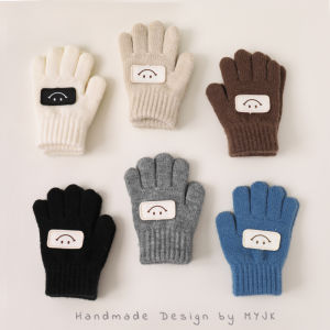 Childrens Winter Cycling Warmth Knitted Gloves