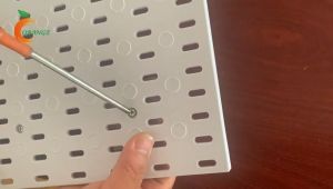 กระดานแขวนติดผนัง บอร์ดแขวนผนัง ชั้นวางของ ตะขอ ครัวแร็คแขวน