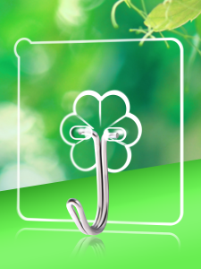 ห้องครัว Hook No Trace Strong ตะขอกาวไม่ทําลายผนังประตูด้านหลังเสื้อผ้า Hook กาวกันน้ําห้องน้ําเล็บฟรี