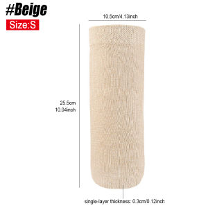 1Pcs Prosthetic Gel Socks Skin-Friendly and Comfortable Use Cotton and Gel Soft Liner for Daily Wear S L Size Options