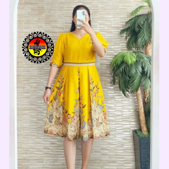 Dress batik clearance premium