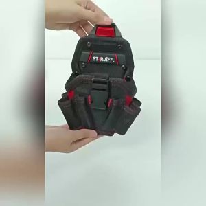 STARJIFF HC2523 Quick Hang Small Electric Drill Bag 1680D Oxford Cloth Wear-Resistant Tool Waist Bag