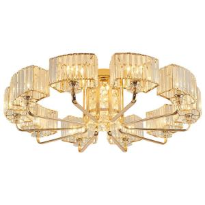 Aiskdan | Luxurious Crystal Ceiling Light Round