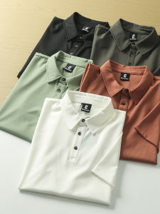 Áo Thun Nam Cổ Polo Tay Ngắn Thoáng Khí Mùa Hè Thường Ngày Đa Năng Thiết Kế Sọc Ngang Thân Thiện Với Mọi Lứa Tuổi