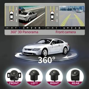 360° Surround Bird View Car Camera AHD720P/1080P Panoramic Night Vision Universal Fit Android-Based Radio Compatible