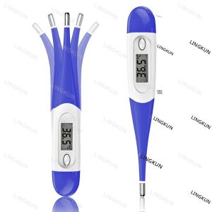 เทอร์โมมิเตอร์สําหรับผู้ใหญ่ เครื่องวัดอุณหภูมิในช่องปากแบบดิจิตอลหัวนุ่มสําหรับไข้ เทอร์โมมิเตอร์ Basal พร้อมการอ่านอย่างรวดเร็ว 15 วินาที