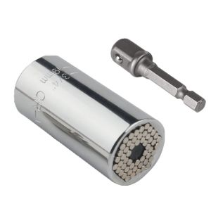 Multifunctional 7 to 19mm Magic Socket Multi Purpose Wrench Extension Rod Electric Hand Drill Screw Tool Set