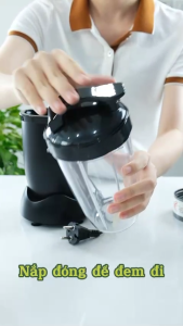 Máy xay sinh tố 4 lưỡi đa năng Lebenlang LBL2628 công suất 600W dung tích 700ml bảo hành 2 năm - hàng chính hãng