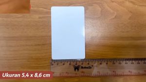 Kartu Printable Inkjet ID CARD Blueprint 8.6 x 5.4 cm 0.76mm
