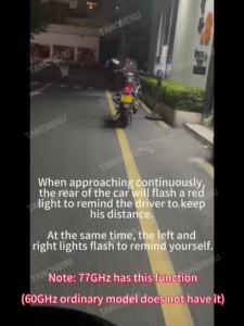 77GHz BSD Blind Spot Detection Radar Kit for Honda CB400F CBR400RR CB650F CBR650R CB750 Hornet XL750 Transalp
