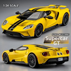CHEZHI | Realistic 1:24 Scale GT Car Model Collectible Alloy Model Car Yellow Car Toy 1:24