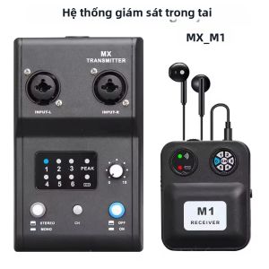 Bộ Thu Phát Âm Thanh Tai Nghe Không Dây Tai Nghe Giám Sát Trong Tai Tai Nghe DJ Hệ Thống Âm Thanh Sân Khấu Phòng Thu Tai Nghe Có Mic