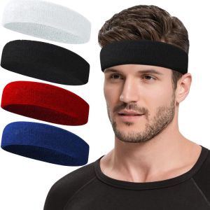 Outdoor Sweat Sports Elastic Cotton Hairband: Fashion Headbands for Women & Men