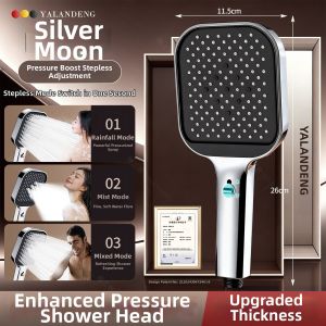 YALANDENG | High-Pressure Square Shower Head