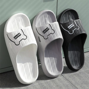 Thời trang Dép nam phòng tắm chống trượt slide Phụ Nữ Nhà giản dị Giày dép đi biển mùa hè vài Dép lê ngoài trời cỡ lớn 46 47