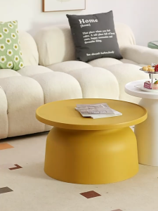 Nordic Creative Internet-famous Plastic Coffee Table Combination Household Living Room Round Table Balcony Round Side