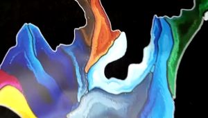 Kaos Pria Gambar 3D Premium Topeng Katun 24s H055 By Hans & Co