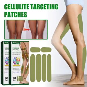 ORI 100% Cellulite Targeting Patches 30pcs Tambalan Pelangsing Menyusut Paha Tongkat Detoksifikasi Kaki Ramping Tongkat / Pengecil Betis Kaki
