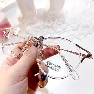 Berrybarton Kacamata Cat Eye Anti Radiasi Photocromic Blueray Kacamata Lensa Bisa Minus Wanita 2252