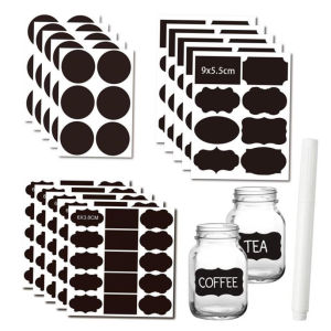 Chalkboard Labels Spice Sticker Organizer Set of 20 to 100pcs for Business And Cultural Supplies Paper And Stickers