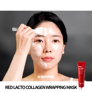 [SG Local Stock]  MEDIPEEL Pore Shrinking Collagen Booster Red Lacto Collagen Wrapping Mask (70ml )