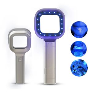 Handheld Wood Lamp for Pet Cat and Dog Skin Detection 365 Nanometer UV Irradiation Veterinary Equipment