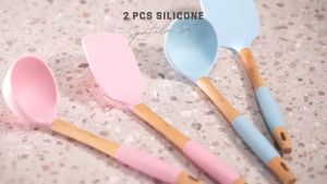Asta Spatula Silikon Anti Panas 30 Cm Sutil Silicone Anti Lengket Food Grade High Quality