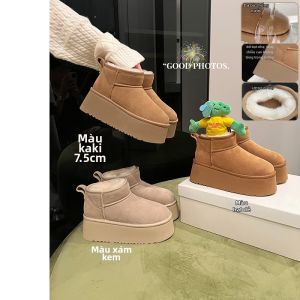 Thick Sole Increased Height Warm Waterproof Non-slip Fashion Snow Boots