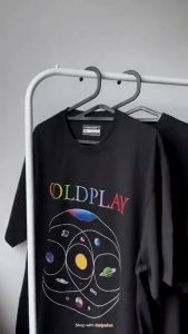 PEACE® Coldplay January 19 2024 Manila World Tour Concert Support Tee Cotton Thick Cloth Shirt