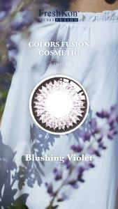 Freshkon Color Fusion Daily Shimmering Grey Softlens Warna