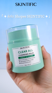 SKINTIFIC Clean all Cleansing Blam 80g Twist& Clean Removes Water-proof Make Up Light Weight & Easy to Melt