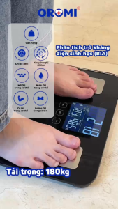 Cân sức khỏe điện tử thông minh đo chỉ số cơ thể OROMI EF881