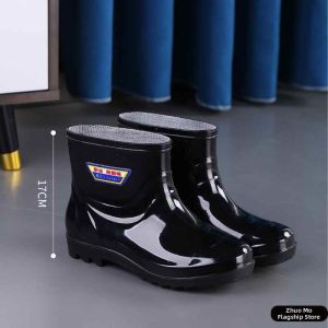 Jiaxun | Mens Mid-Calf Waterproof Non-Slip Work Boots